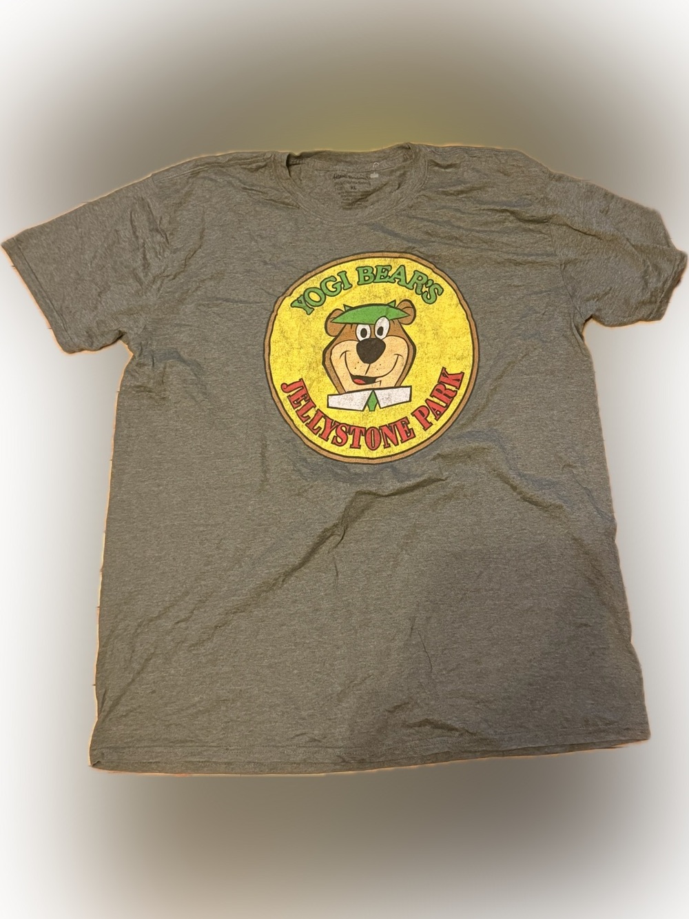 Vintage Hanna-Barbera Men's XL Yogi Bear Jellystone Park Green T-Shirt